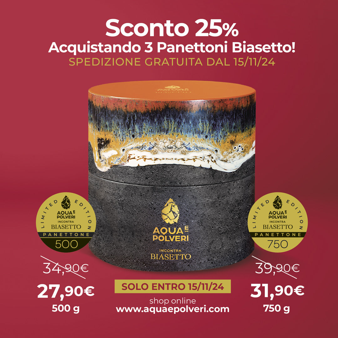 SCONTO 25% con 3 Panettoni Biasetto - ENTRO 15/11/24